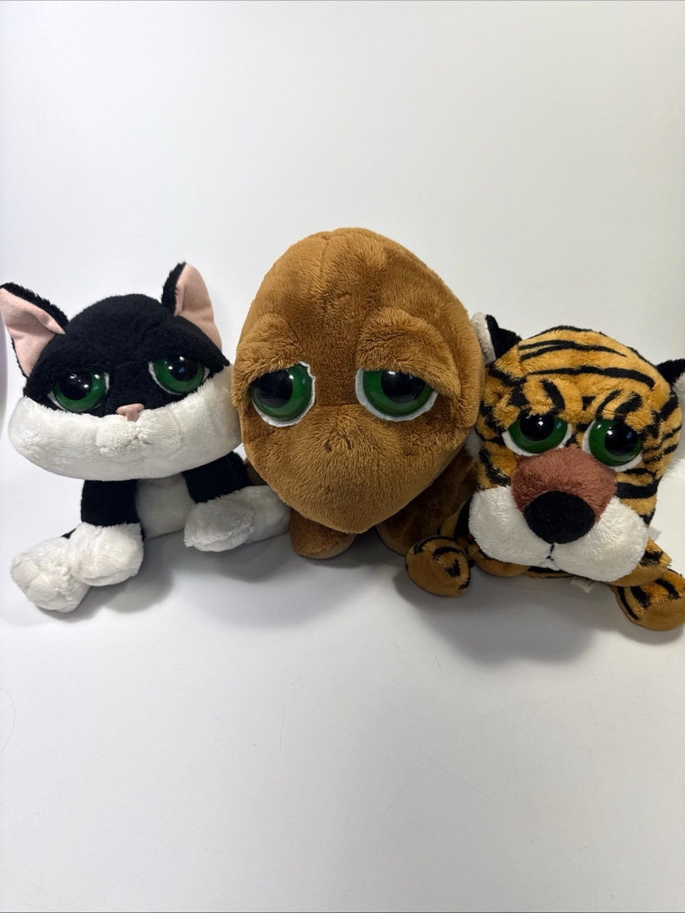 3x Russ Berry Co Lil peepers big eyed plush bean bag stuffed animals